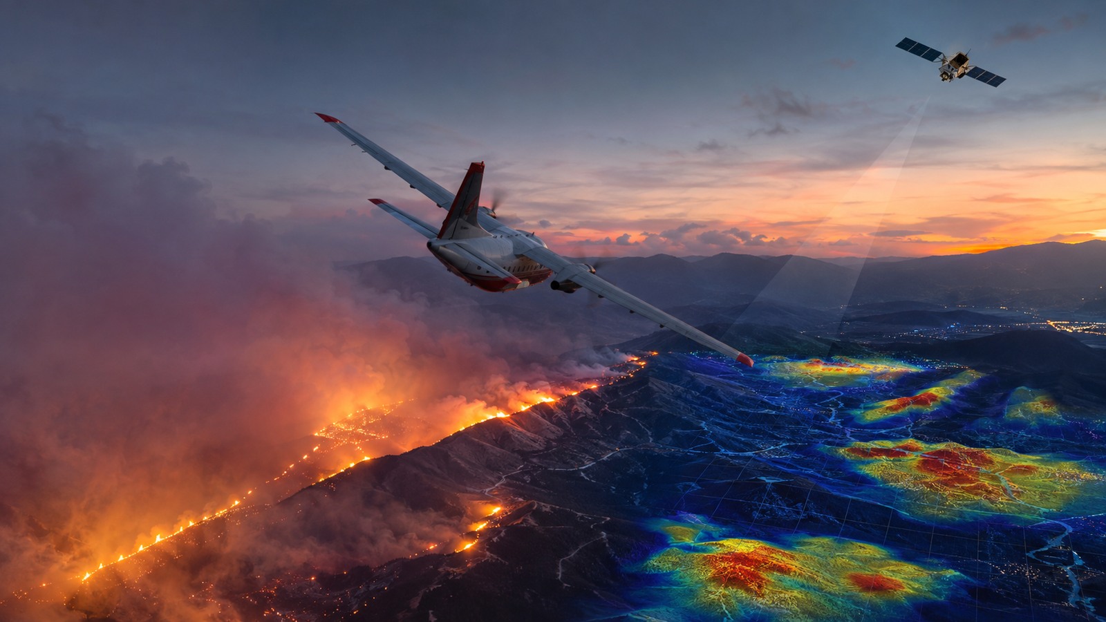 OroraTech热红外星座接入空中消防平台：天地一体化仍要过误报与采购关
