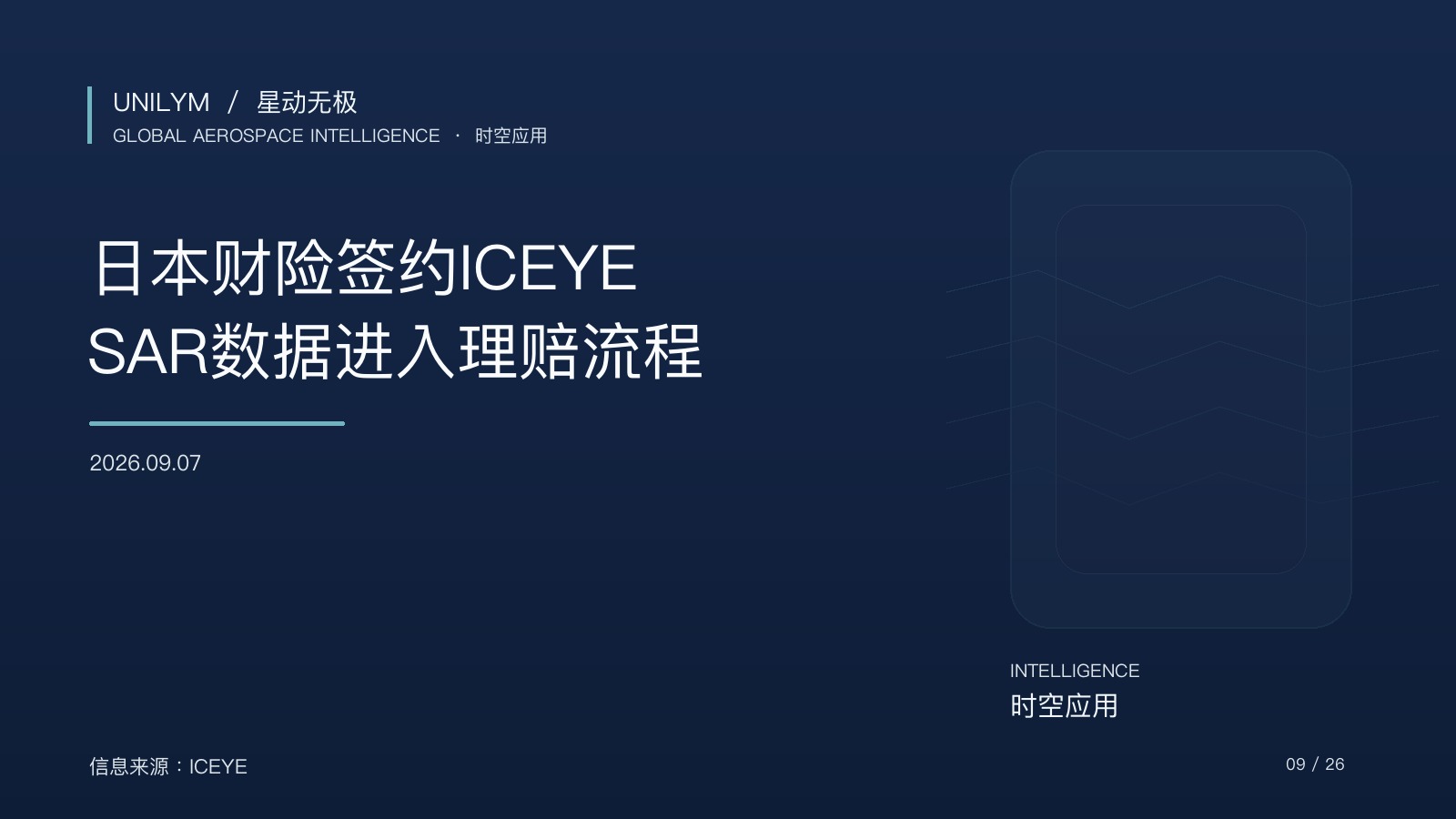 日本财险采用ICEYE洪水卫星情报主题封面