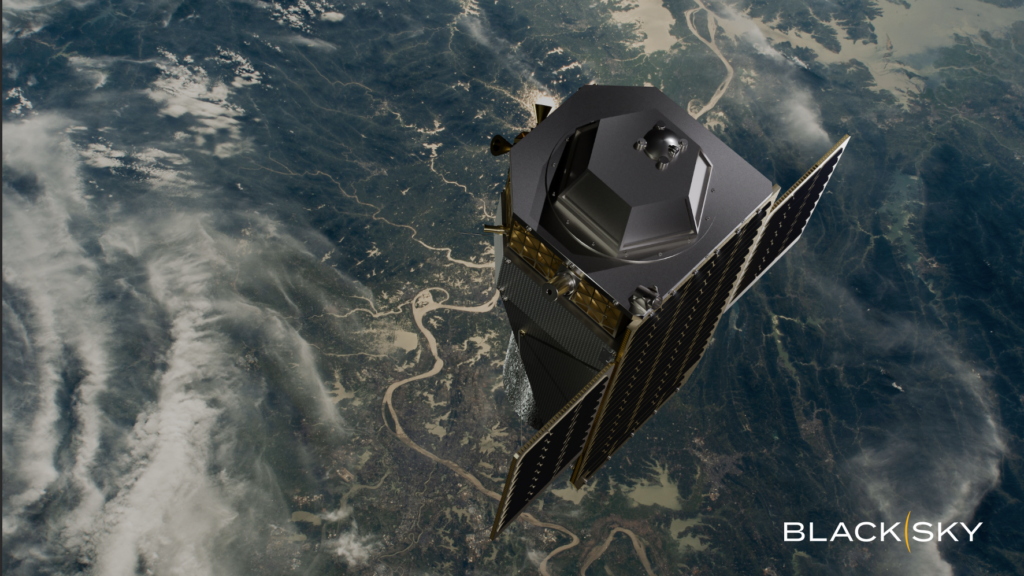 BlackSky Gen-3卫星与50星AI星座项目示意图