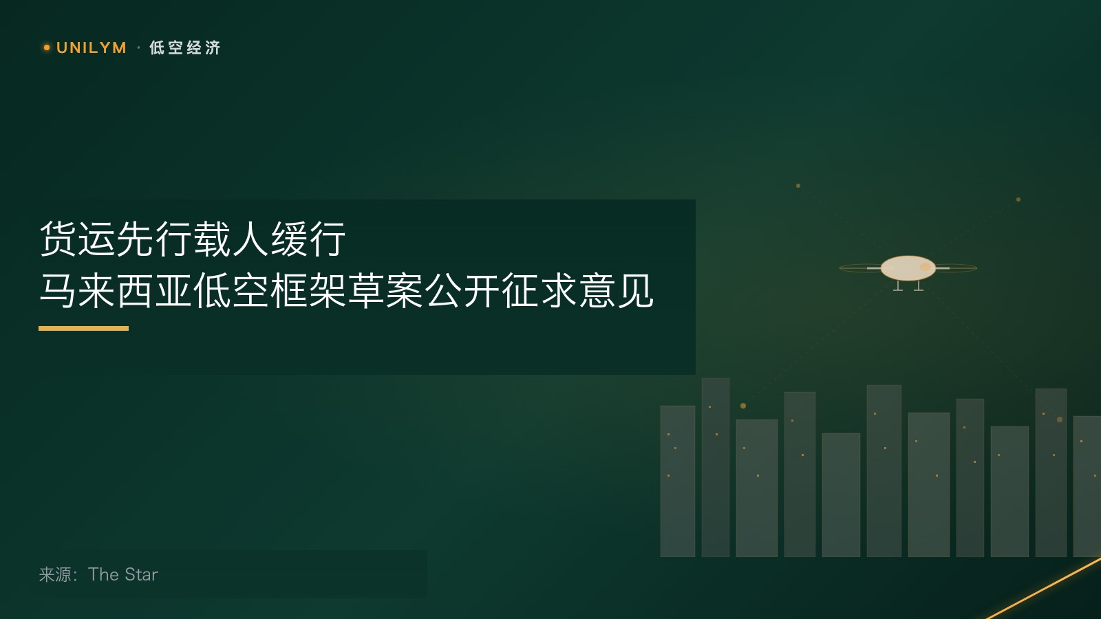 马来西亚低空经济框架草案公开咨询
