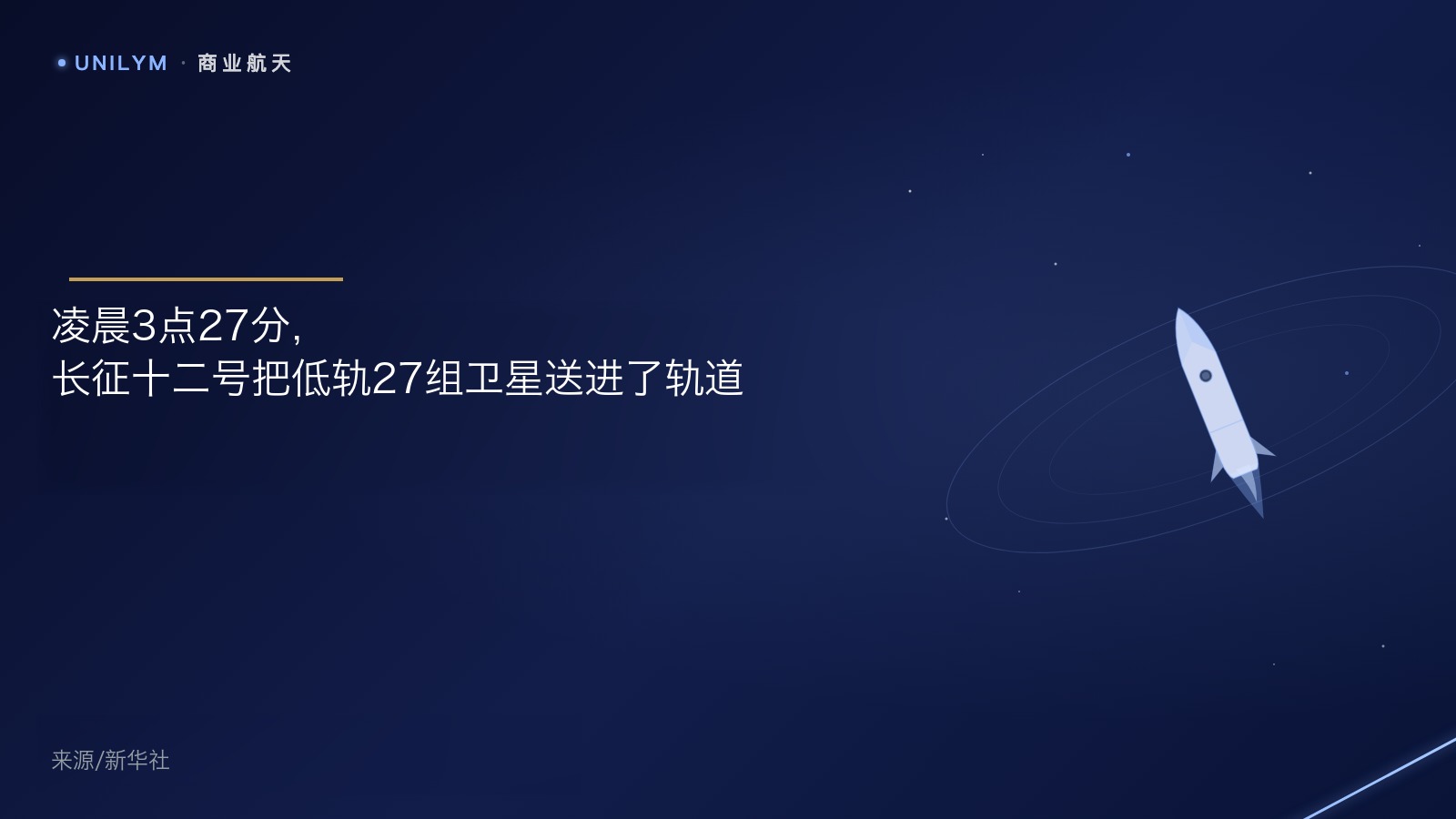 星封面模板 · 商业航天