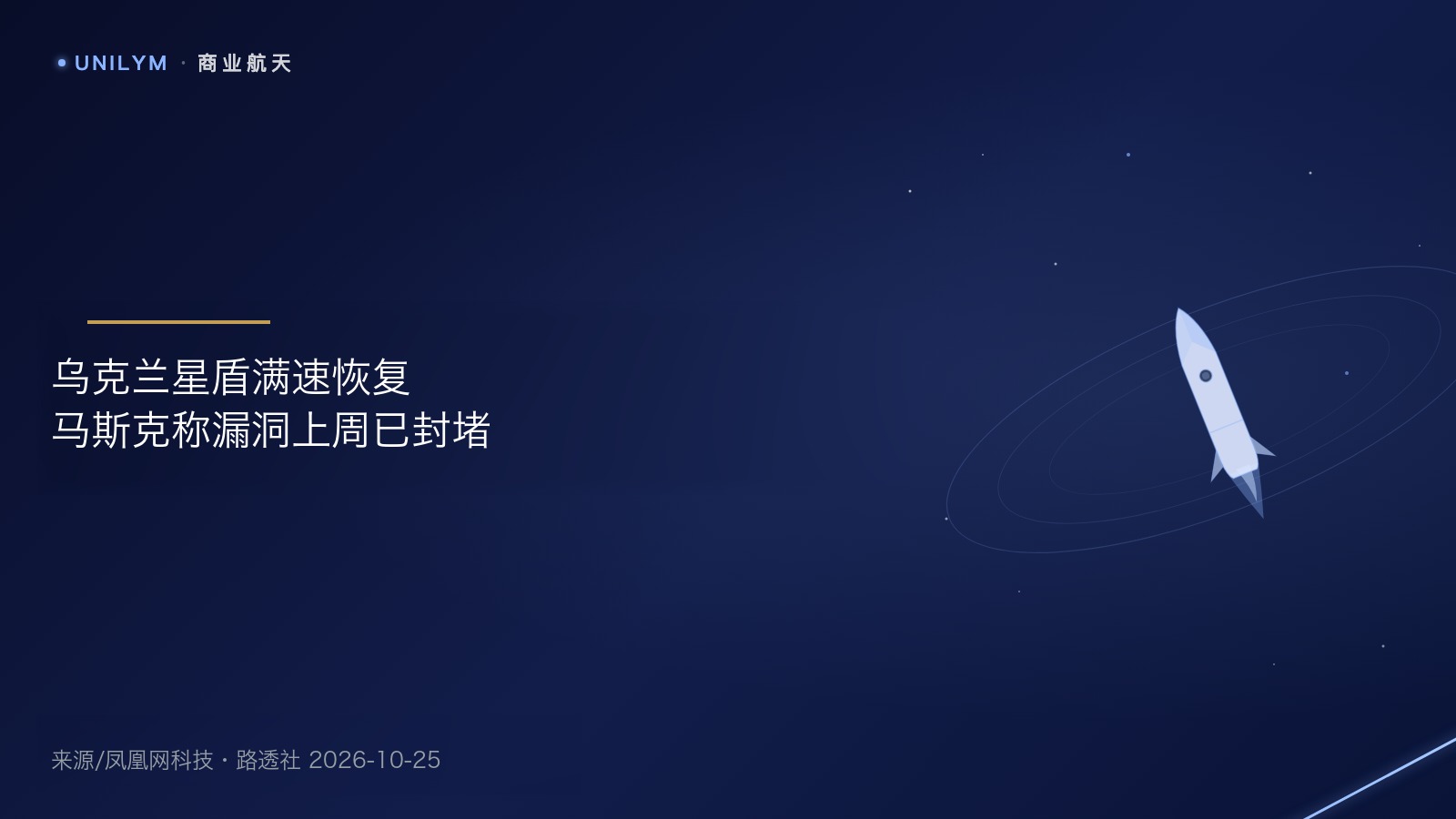 星封面模板 · 商业航天
