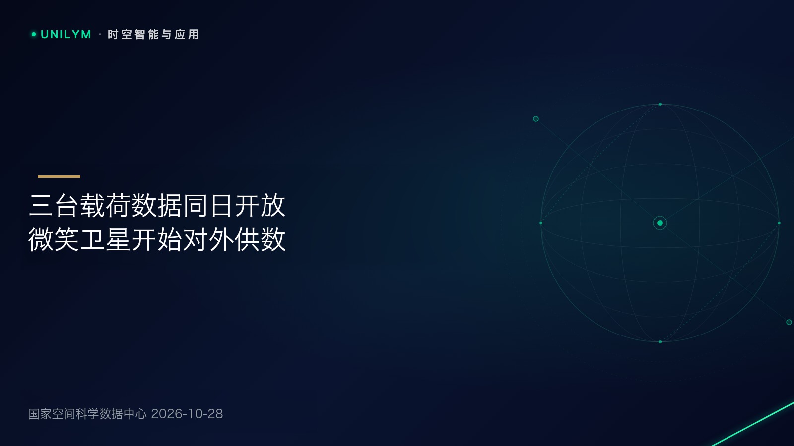 星封面模板：微笑卫星快视数据全球发布
