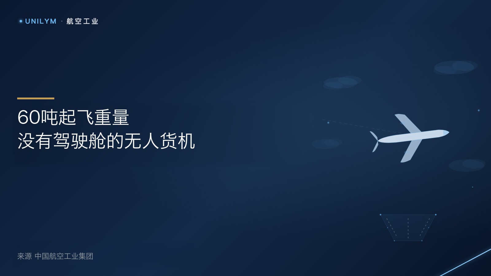 鹮影60大型无人运输机